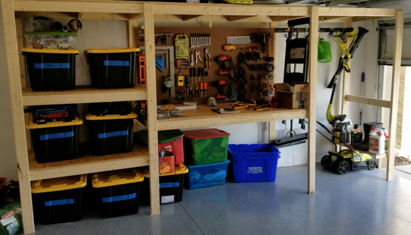 garage shelves final view