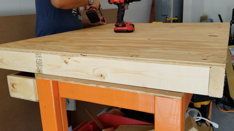 plywood cart base top