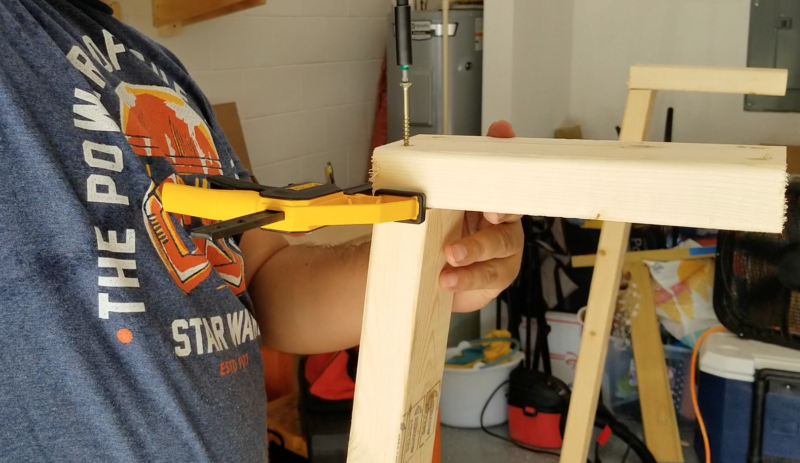 plywood cart top arms