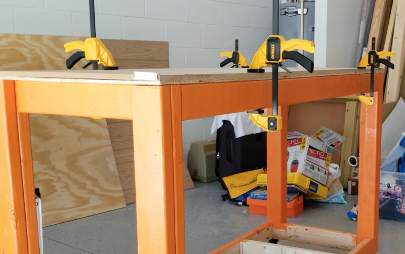 workbench top sacrificial