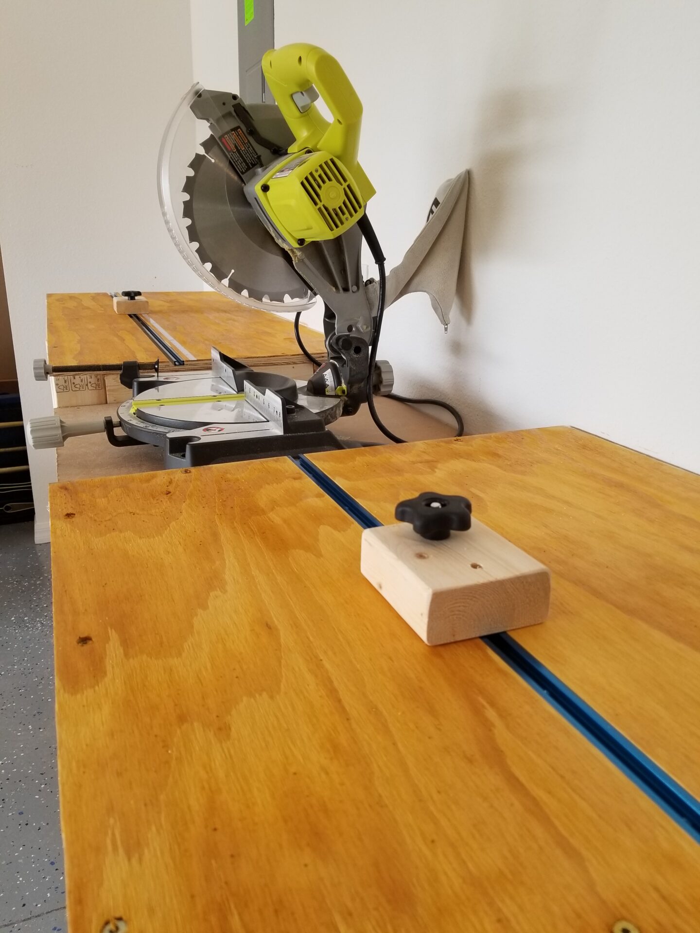 miter saw station angle view