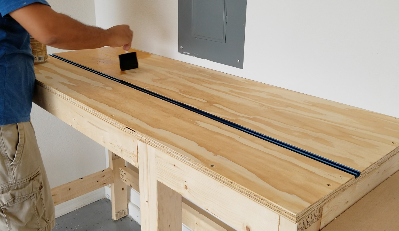 miter saw station shellac protection