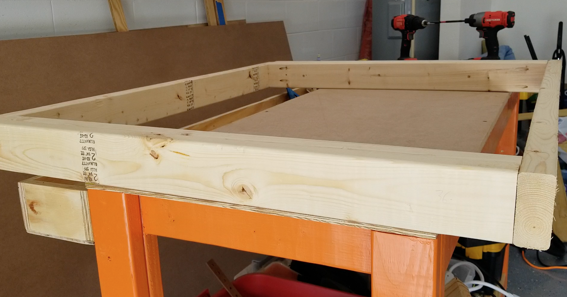 plywood cart base