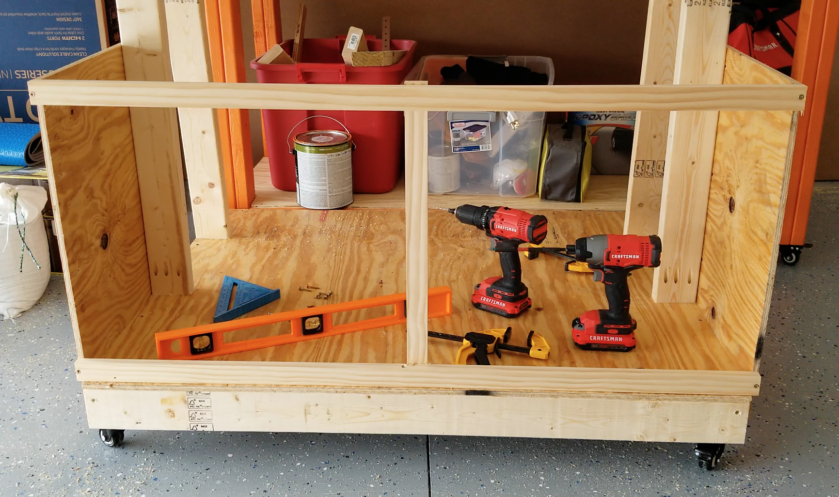 plywood cart front view 2