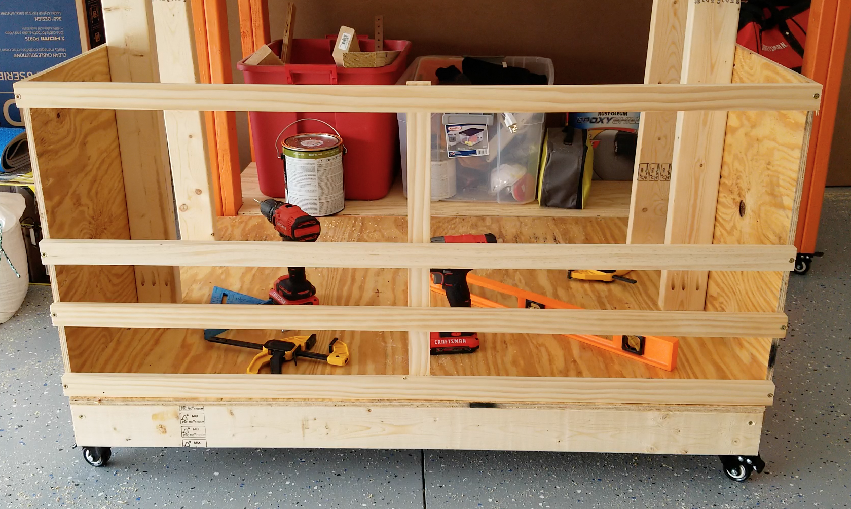 plywood cart front view 3