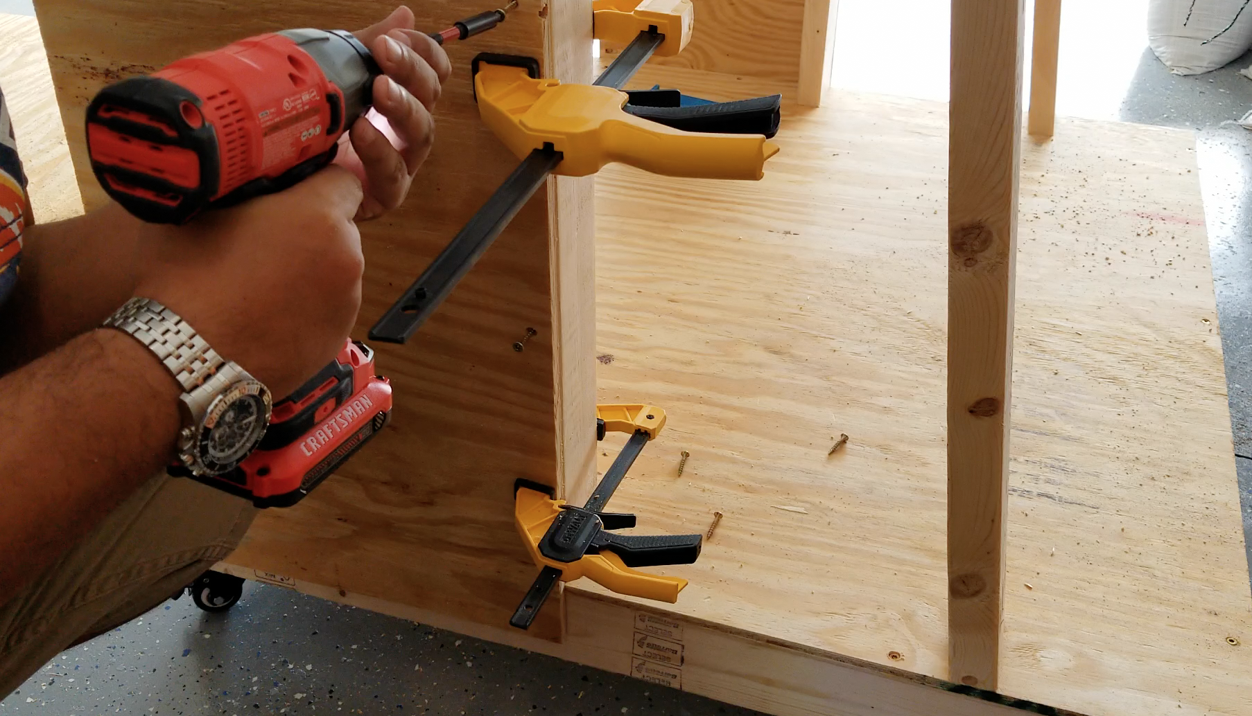 plywood cart sides panel