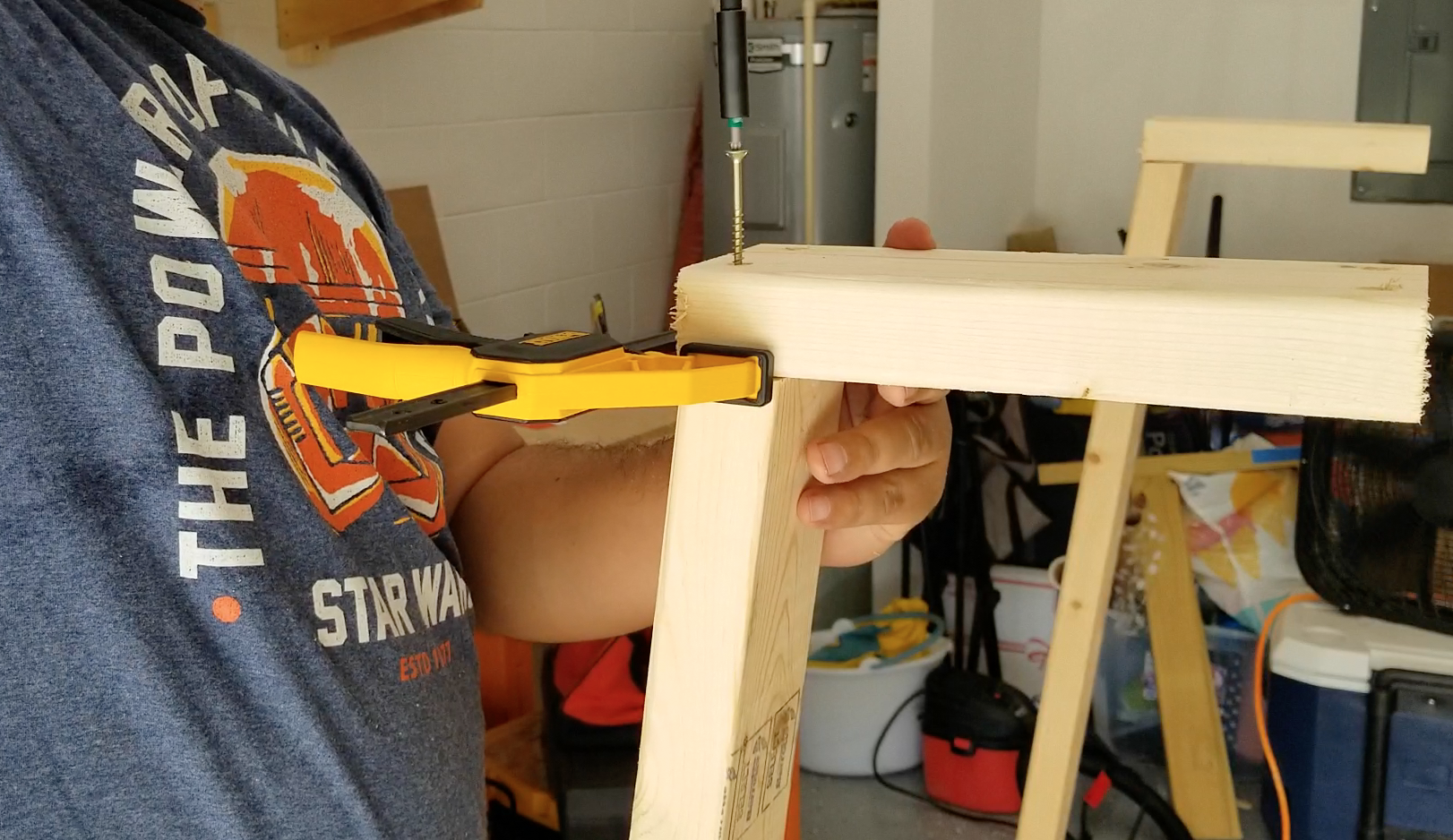 plywood cart top arms