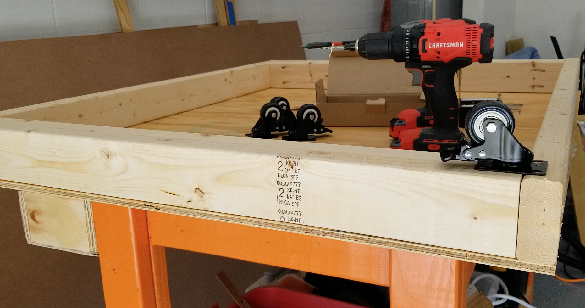 plywood cart wheels
