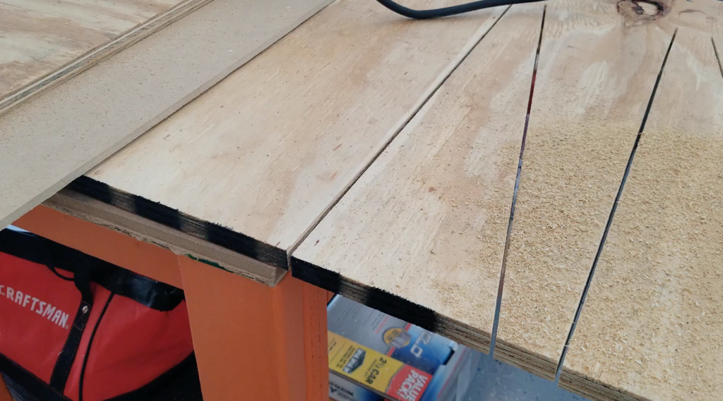 wall lumber rack side support